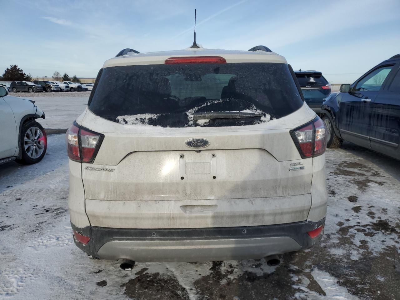 2018 Ford Escape VIN 1FMCU9HD1JUC35428 Copart auction photo, front end / side damage thumbnail 6