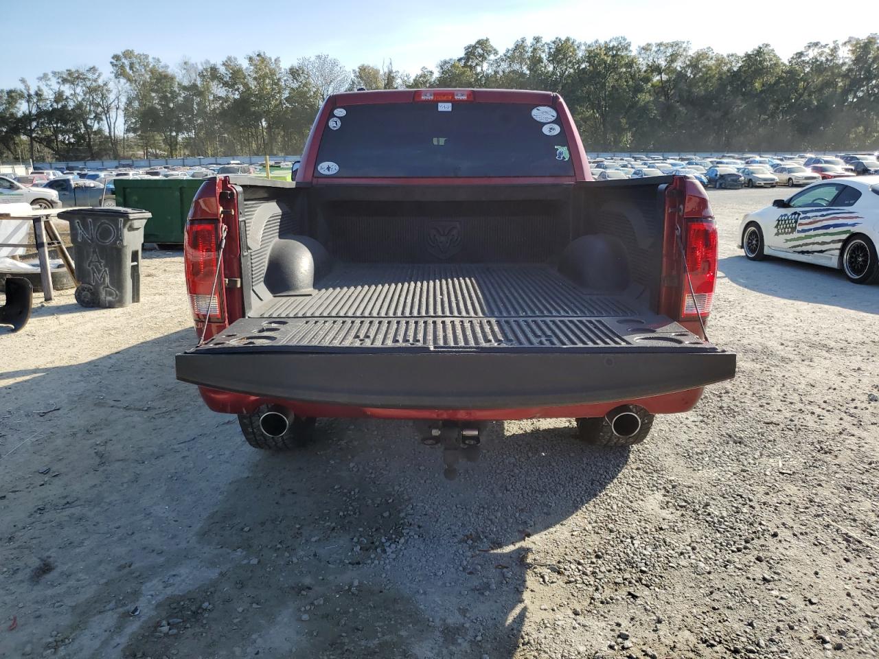 2014 RAM 1500 VIN 1C6RR6KT9ES102472 Copart auction photo, front end damage thumbnail 6