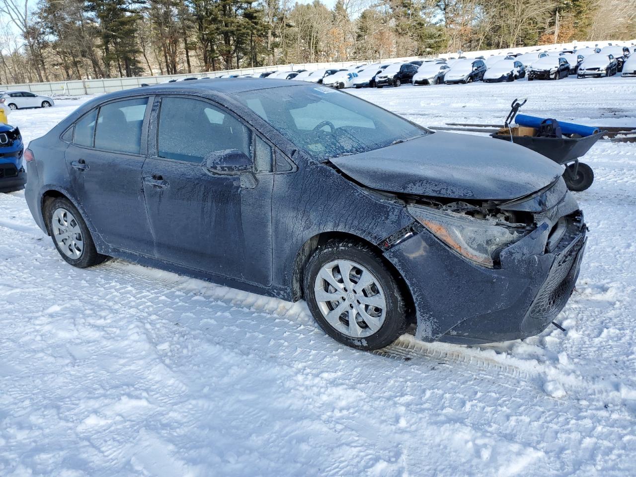 2020 Toyota Corolla VIN 5YFEPRAE8LP126732 Copart auction photo, front end damage thumbnail 4