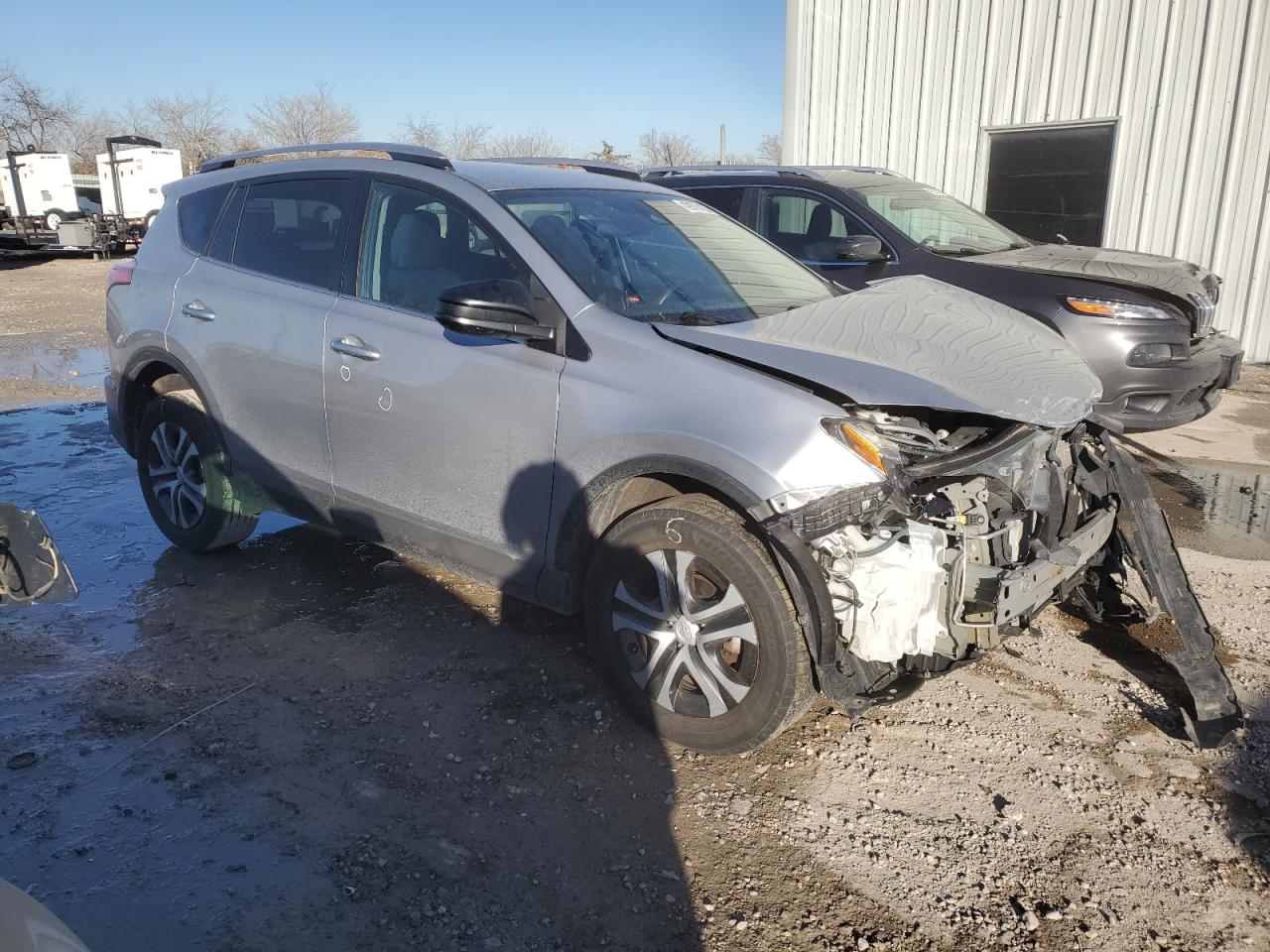 2017 Toyota RAV 4 VIN 2T3BFREV7HW638432 Copart auction photo, front end damage thumbnail 4