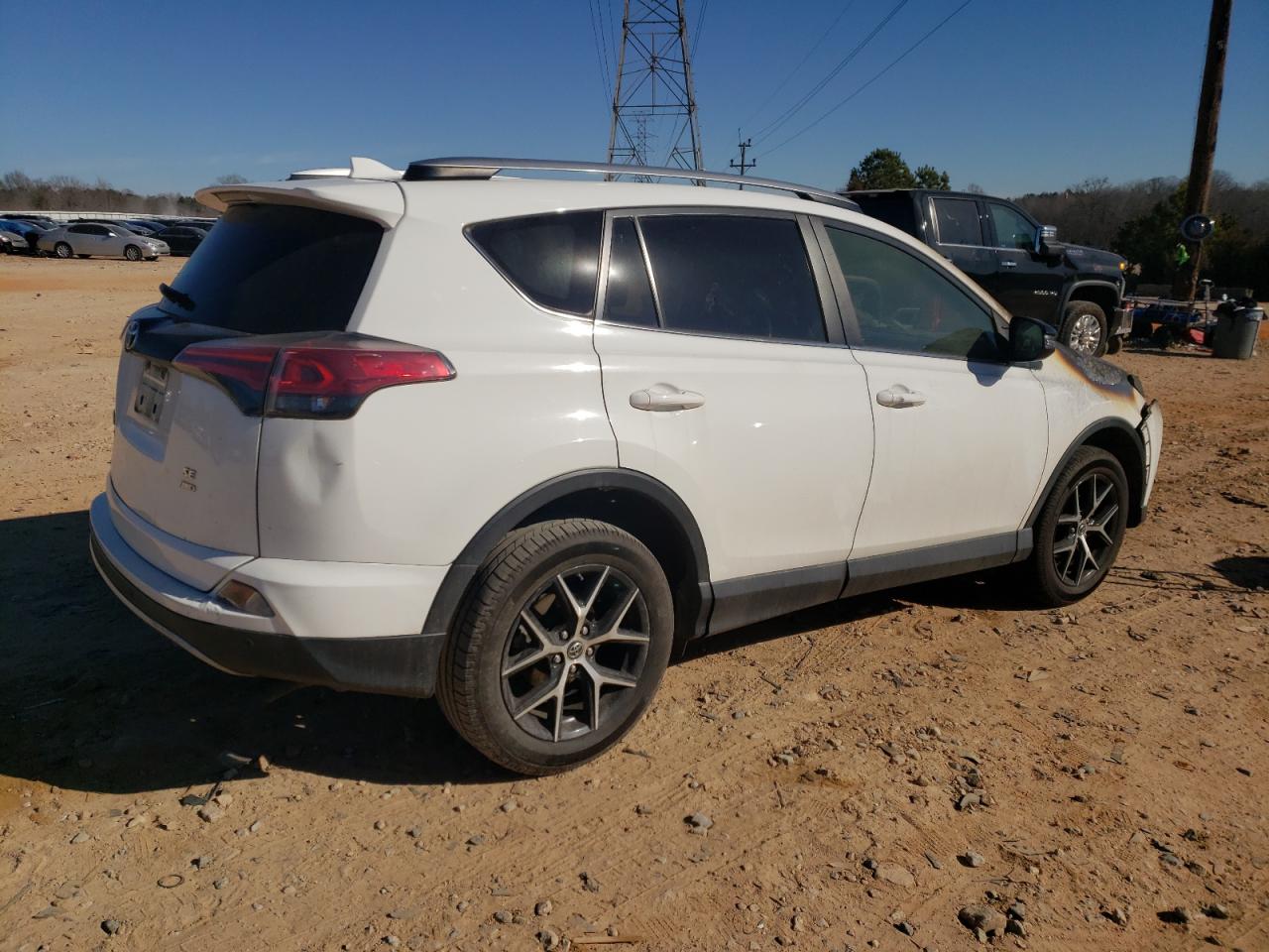 2018 Toyota RAV 4 VIN JTMJFREV5JJ221584 Copart auction photo, burn - engine / front end damage thumbnail 3