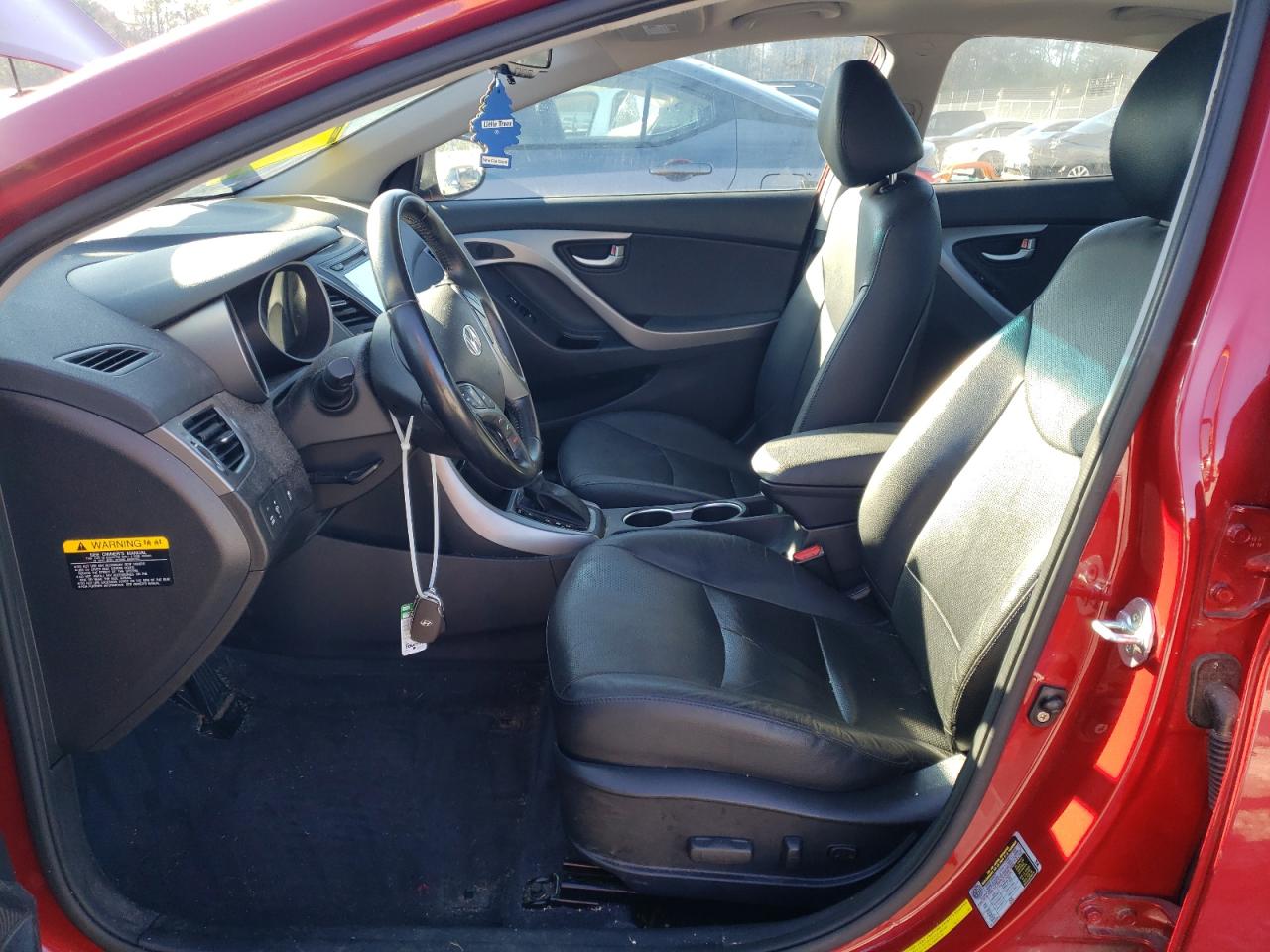 2016 Hyundai Elantra VIN KMHDH4AE4GU589354 Copart auction photo, front end damage thumbnail 7