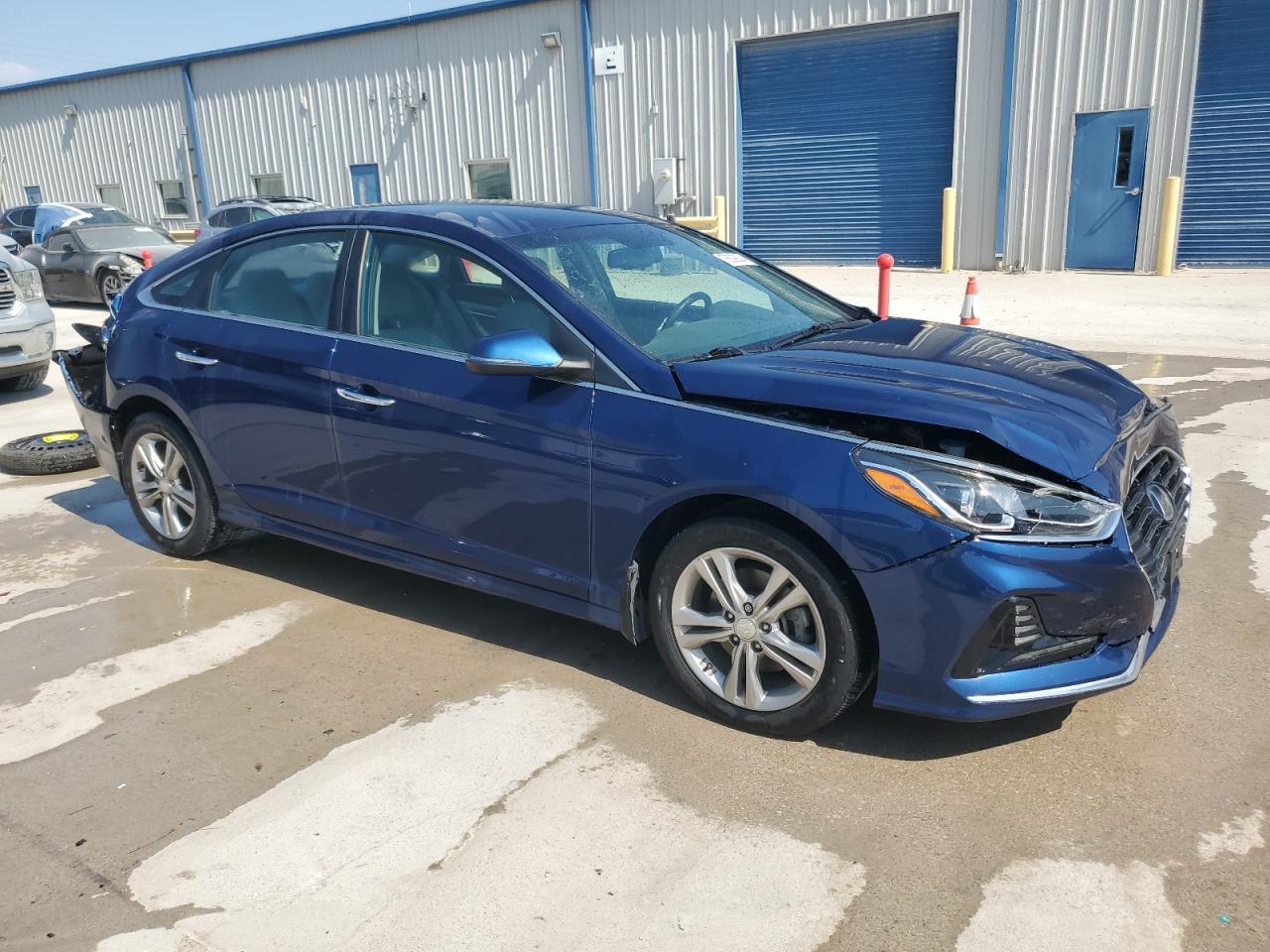 2018 Hyundai Sonata VIN 5NPE34AF4JH659971 Copart auction photo, rear end damage thumbnail 4