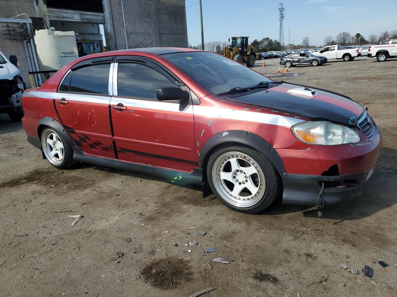 2006 Toyota Corolla VIN 1NXBR30E16Z574728 Copart auction photo, front end / minor dent/scratches damage thumbnail 4