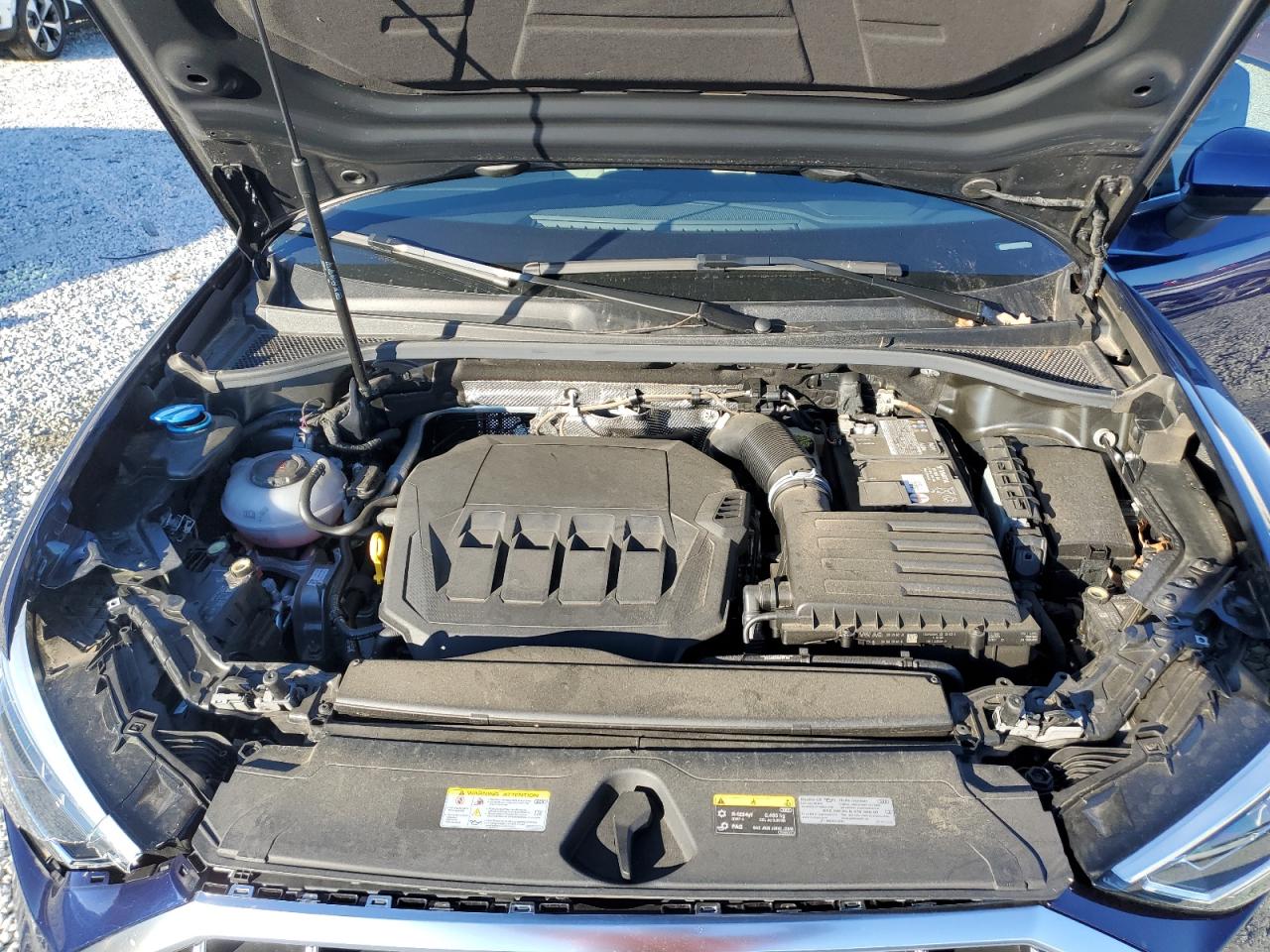 2023 Audi Q3 VIN WA1EECF30P1069148 Copart auction photo, front end / side damage thumbnail 12