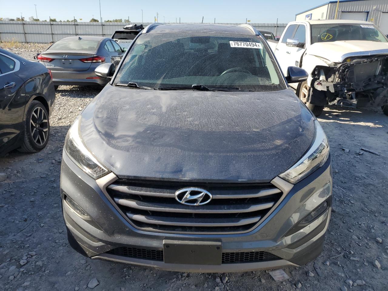 2016 Hyundai Tucson VIN KM8J3CA25GU252631 Copart auction photo, hail damage thumbnail 5