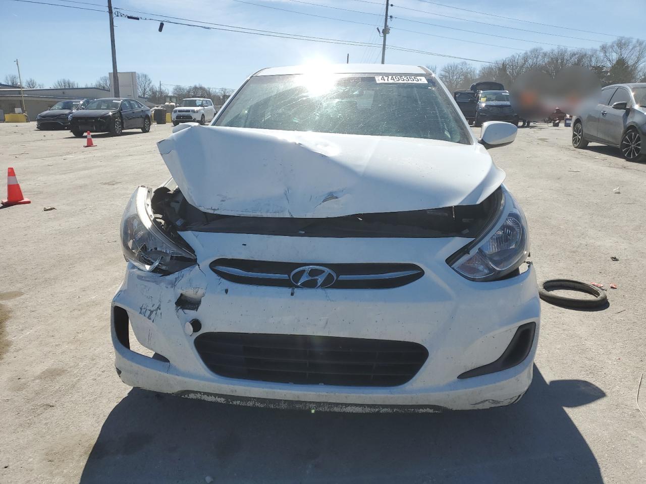 2017 Hyundai Accent VIN KMHCT5AE8HU320601 Copart auction photo, front end damage thumbnail 5