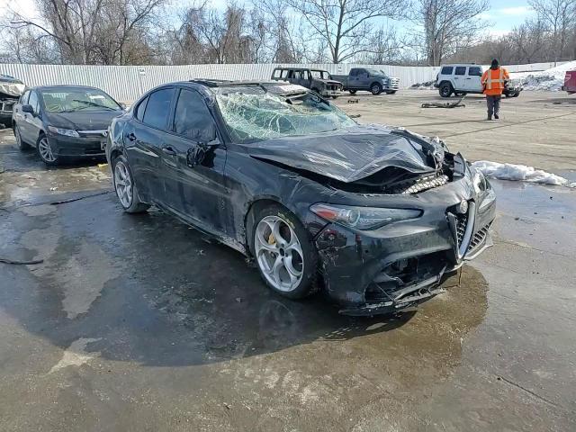 2018 Alfa Romeo Giulia VIN ZARFAEEN6J7579700 Copart auction photo, all over damage thumbnail 11