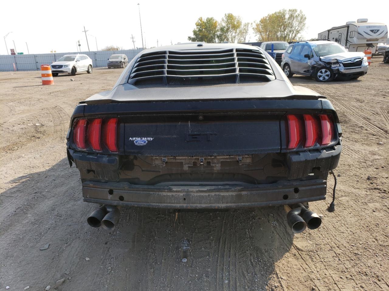 2019 Ford Mustang VIN 1FA6P8CF3K5167601 Copart auction photo, all over damage thumbnail 6