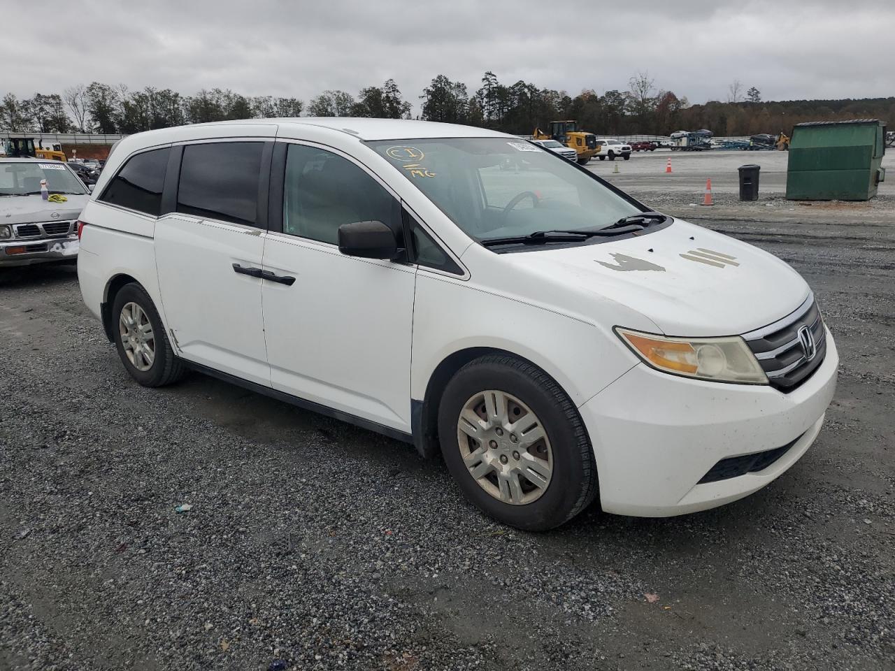 2011 Honda Odyssey VIN 5FNRL5H21BB054722 Copart auction photo, side damage thumbnail 4