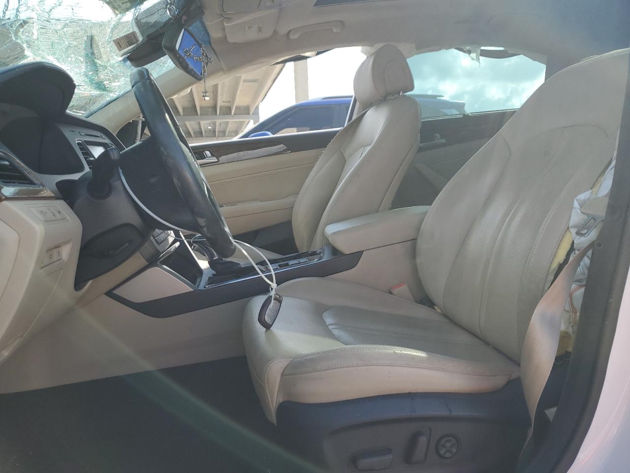 2016 Hyundai Sonata VIN KMHE34L18GA017069 Copart auction photo, rollover damage thumbnail 7