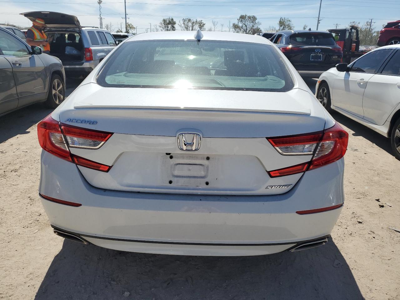 2018 Honda Accord VIN 1HGCV1F32JA129814 Copart auction photo, water/flood damage thumbnail 6