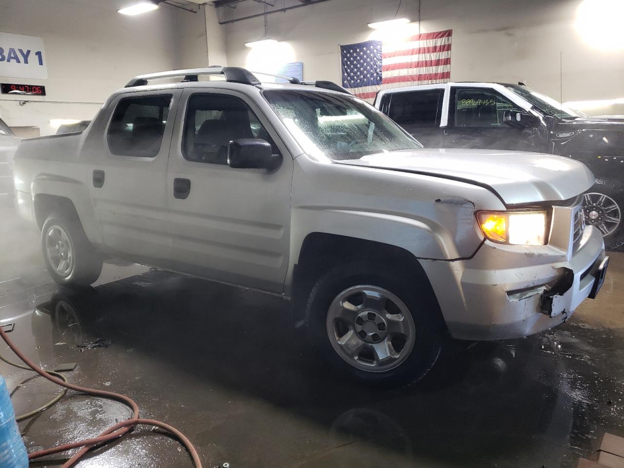 2007 Honda Ridgeline VIN 2HJYK16267H552504 Copart auction photo, front end damage thumbnail 4