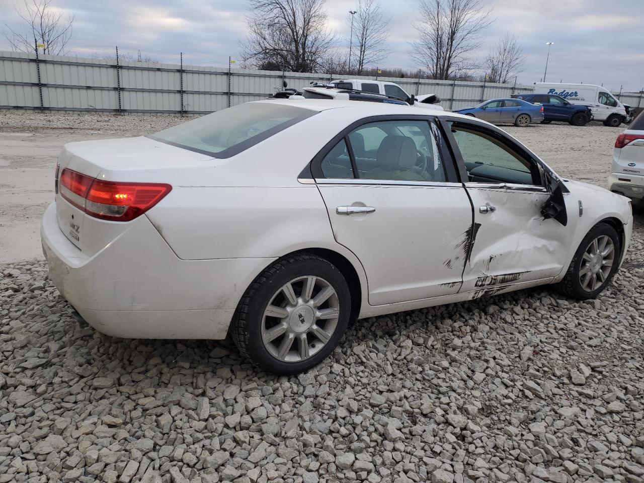2012 Lincoln MKZ VIN 3LNDL2L36CR819850 Copart auction photo, side damage thumbnail 3