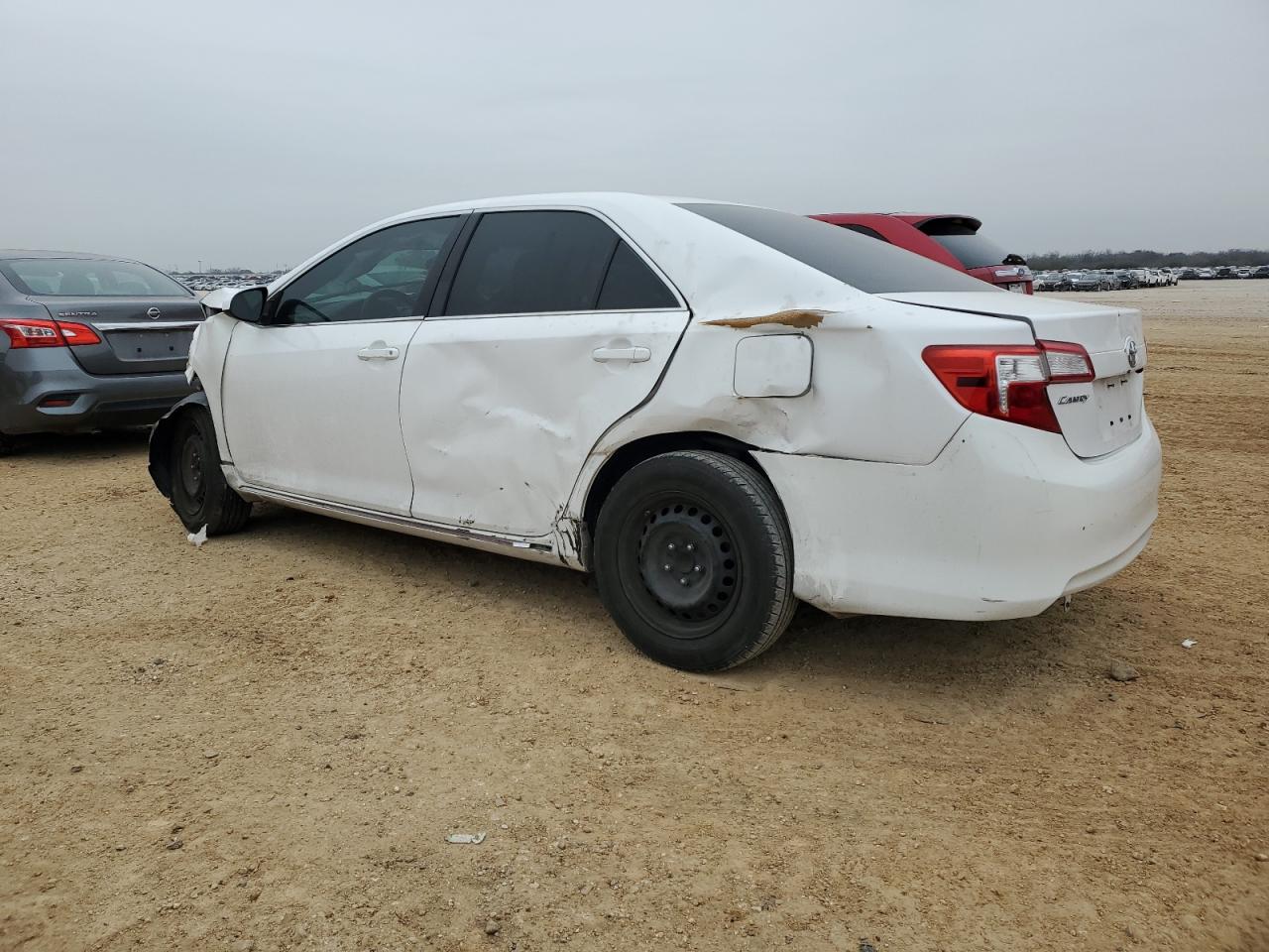 2013 Toyota Camry VIN 4T1BF1FK6DU230545 Copart auction photo, front end / side damage thumbnail 2