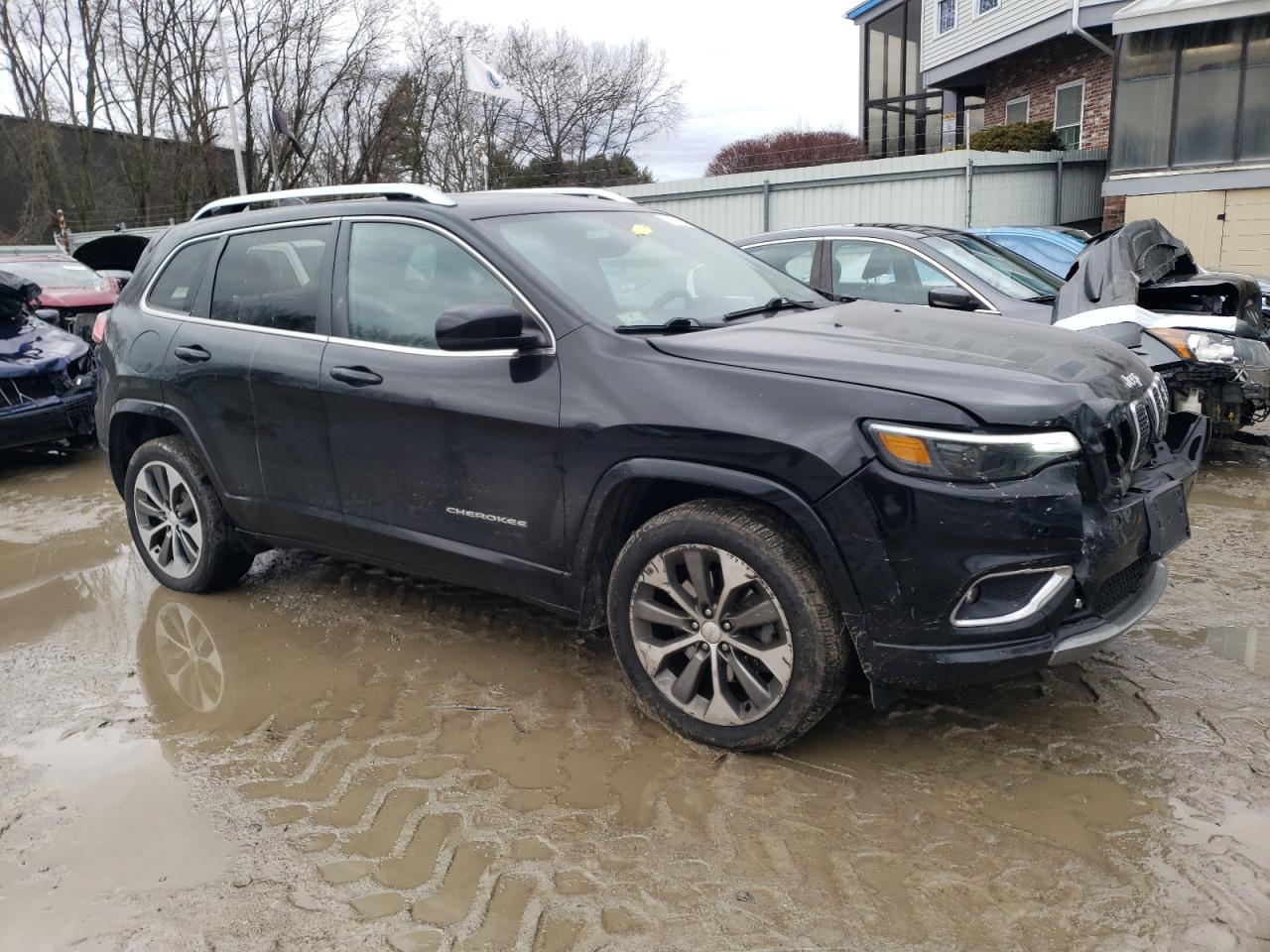 2019 Jeep Cherokee VIN 1C4PJMJXXKD393130 Copart auction photo, front end / rear end damage thumbnail 4