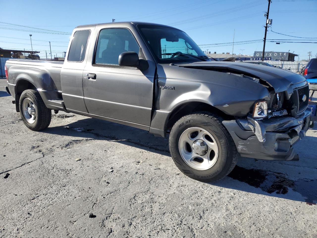 2004 Ford Ranger VIN 1FTYR14U54PB14925 Copart auction photo, front end damage thumbnail 4