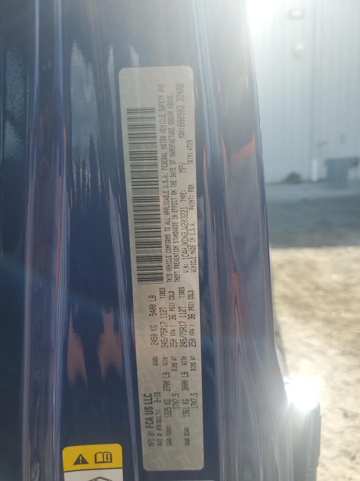2018 Jeep Wrangler VIN 1C4HJXDN3JW203221 Copart auction photo, front end damage thumbnail 16