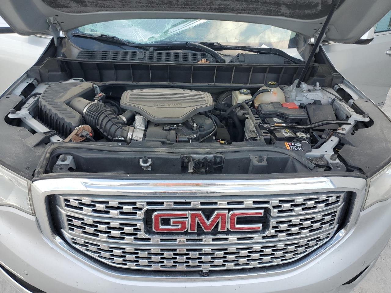 2017 GMC Acadia VIN 1GKKNPLS7HZ137870 Copart auction photo, top/roof damage thumbnail 12