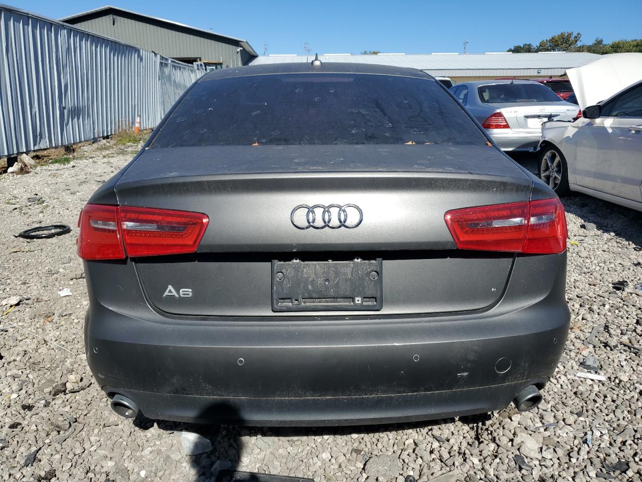 2014 Audi A6 VIN WAUGFAFC5EN013225 Copart auction photo, front end / rear end damage thumbnail 6