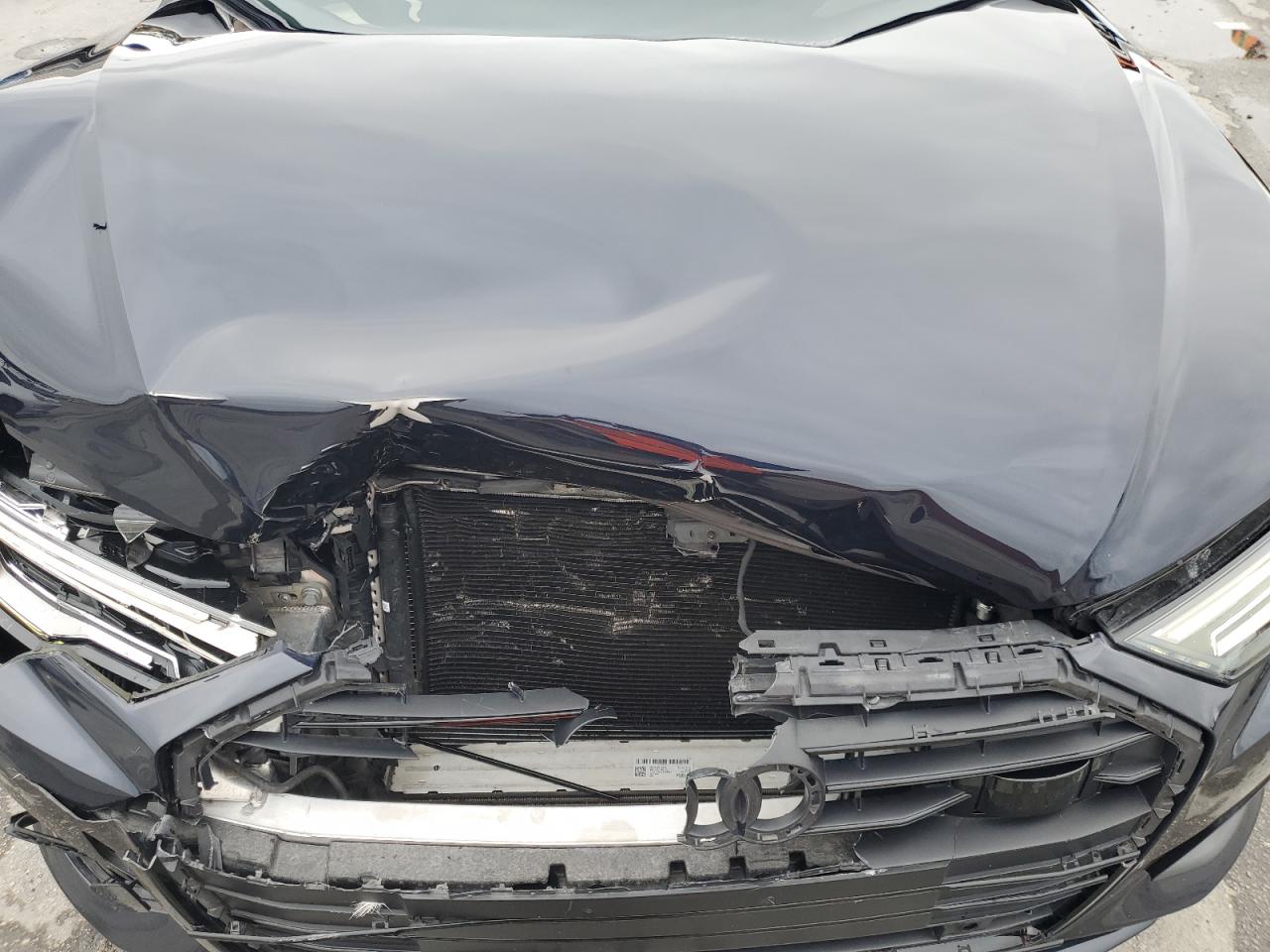 2021 Audi A6 VIN WAUE3AF24MN045864 Copart auction photo, front end / side damage thumbnail 11