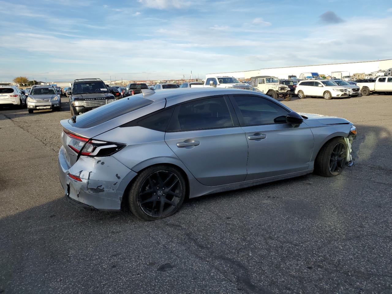 2022 Honda Civic VIN 19XFL2H8XNE024165 Copart auction photo, front end / rear end damage thumbnail 3