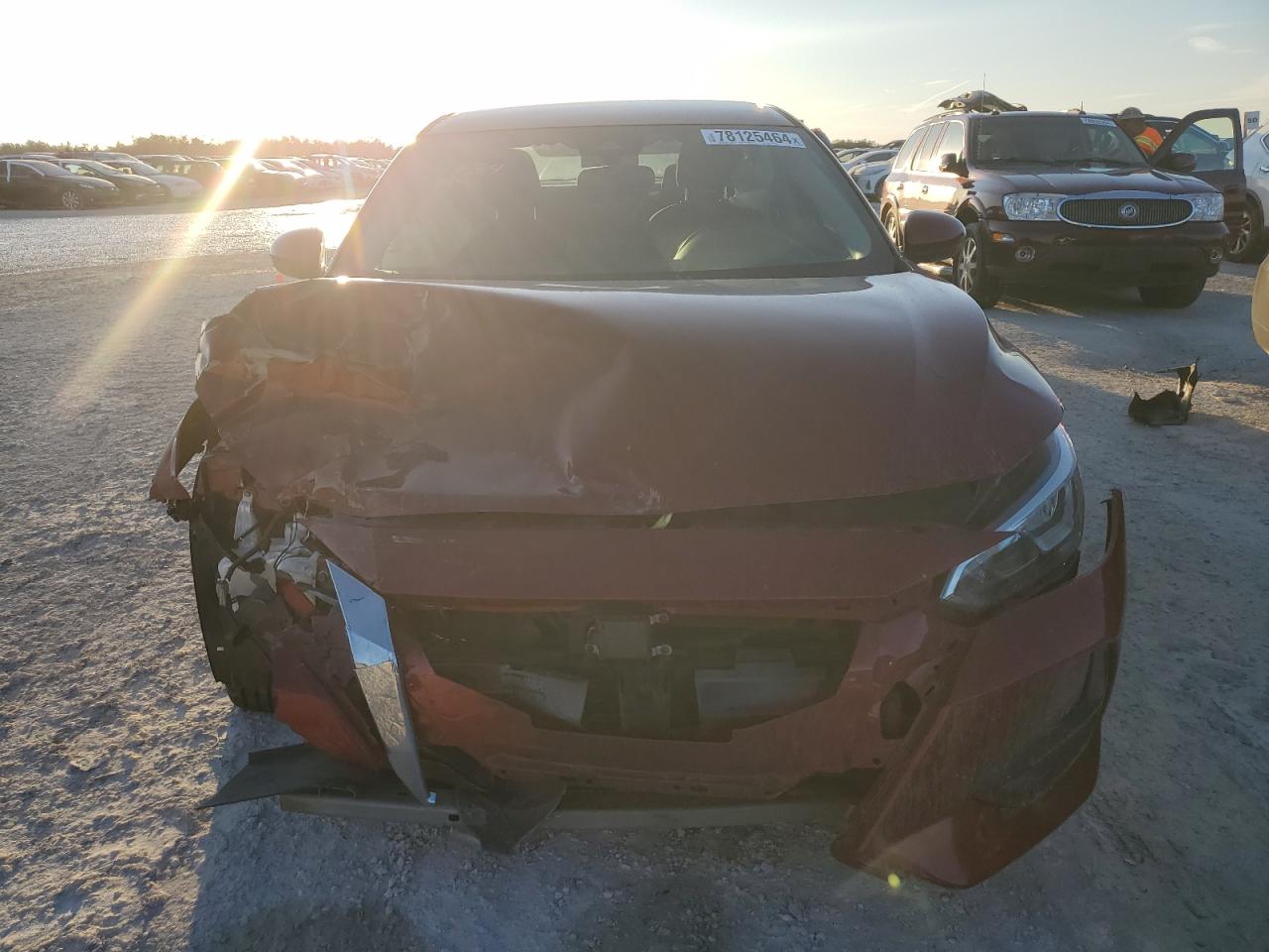2021 Nissan Sentra VIN 3N1AB8CVXMY265818 Copart auction photo, front end damage thumbnail 5