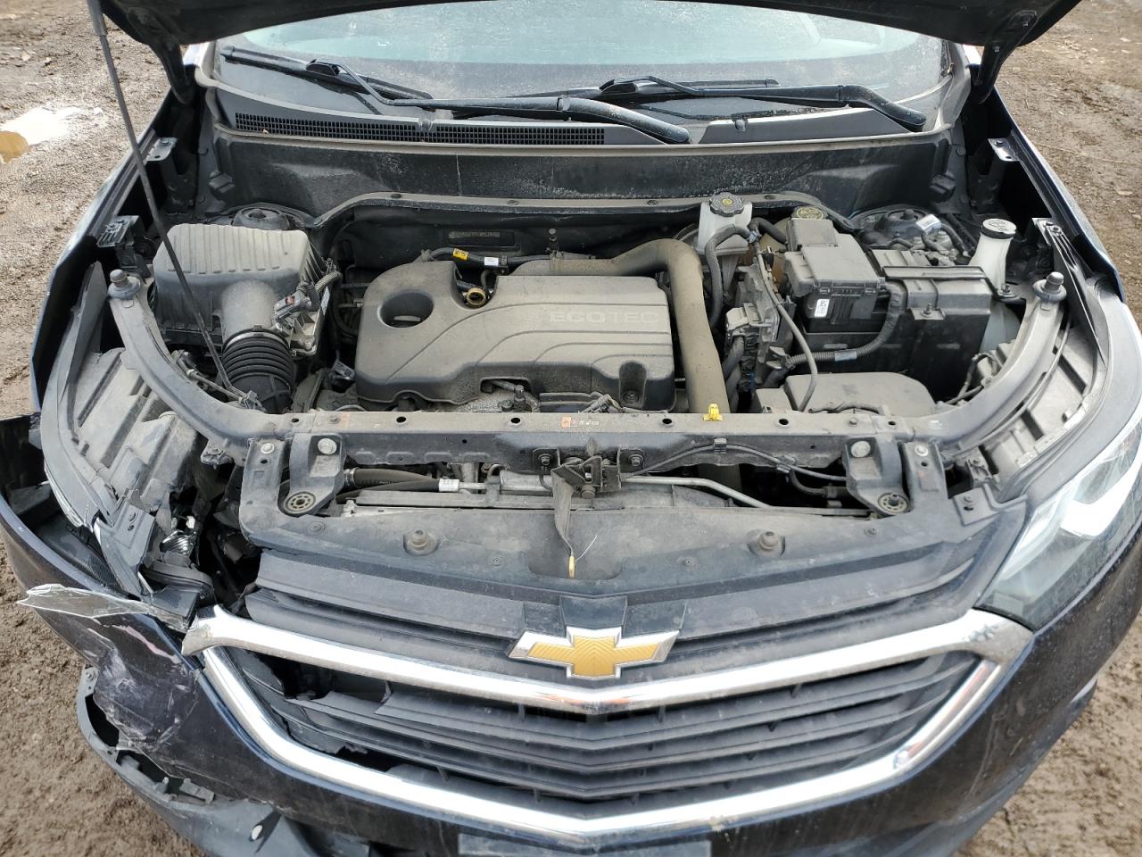 2020 Chevrolet Equinox VIN 3GNAXUEV4LS517575 Copart auction photo, rear end / side damage thumbnail 12