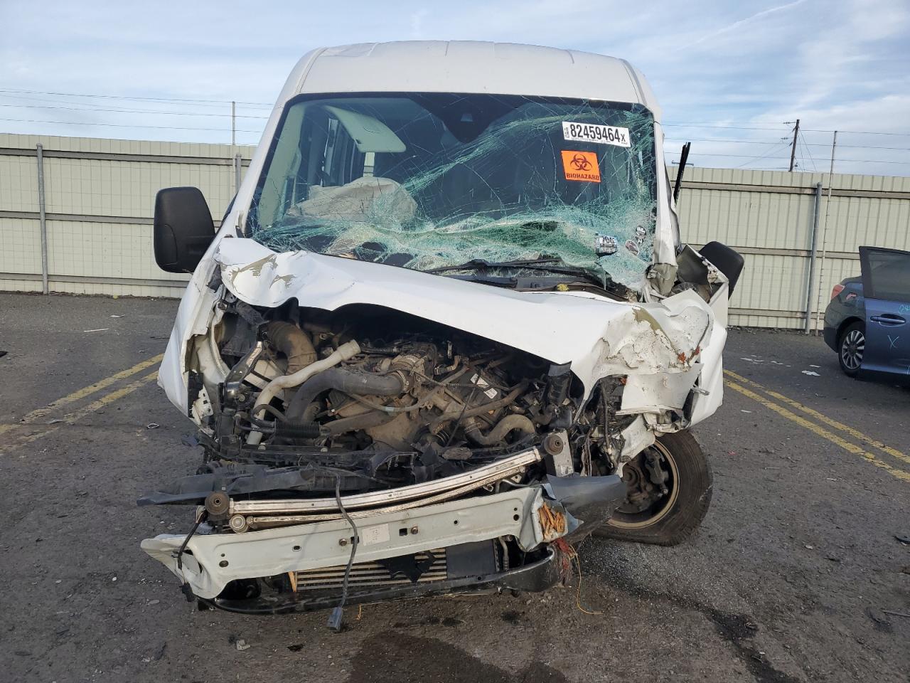 2018 Ford Transit VIN 1FBAX2CG7JKA80945 Copart auction photo, front end damage thumbnail 5