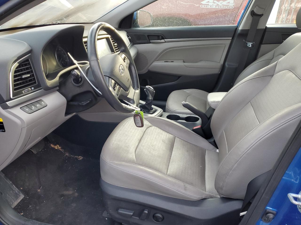 2017 Hyundai Elantra VIN 5NPD84LF9HH021591 Copart auction photo, burn - engine damage thumbnail 7