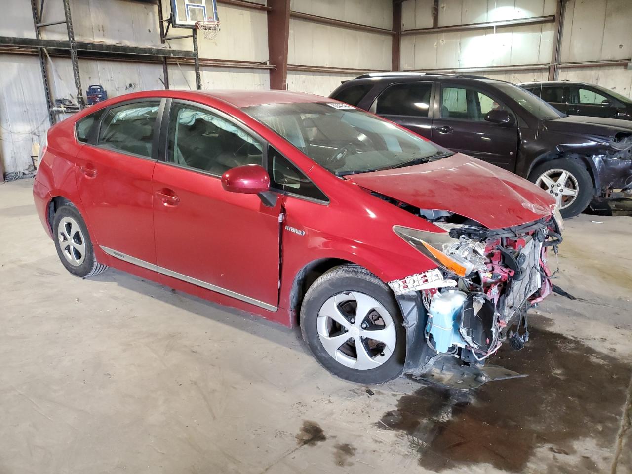 2014 Toyota Prius VIN JTDKN3DU5E0372319 Copart auction photo, front end / minor dent/scratches damage thumbnail 4