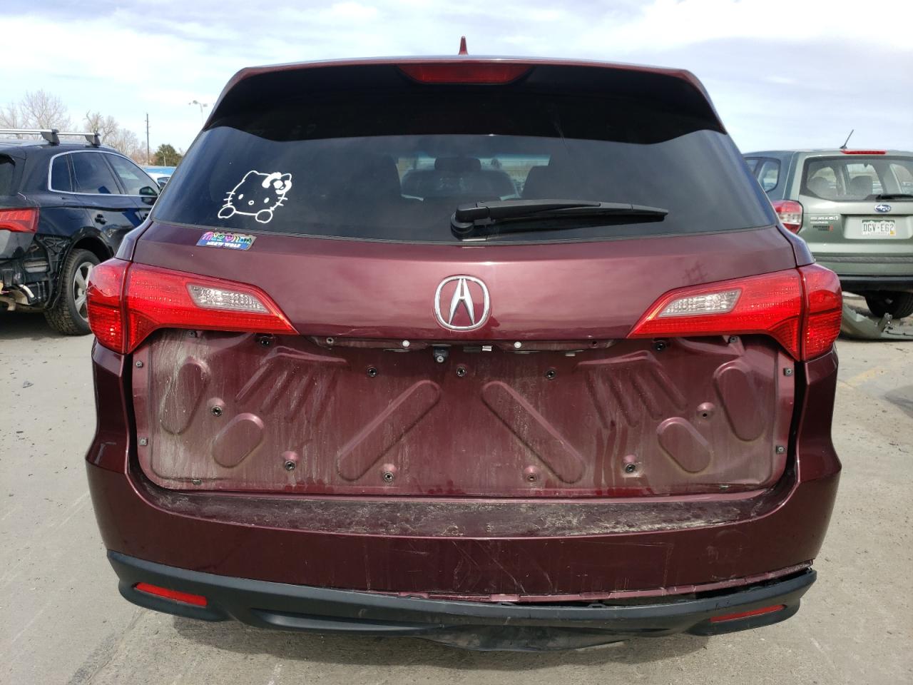 2014 Acura RDX VIN 5J8TB4H38EL024373 Copart auction photo, rear end / front end damage thumbnail 6