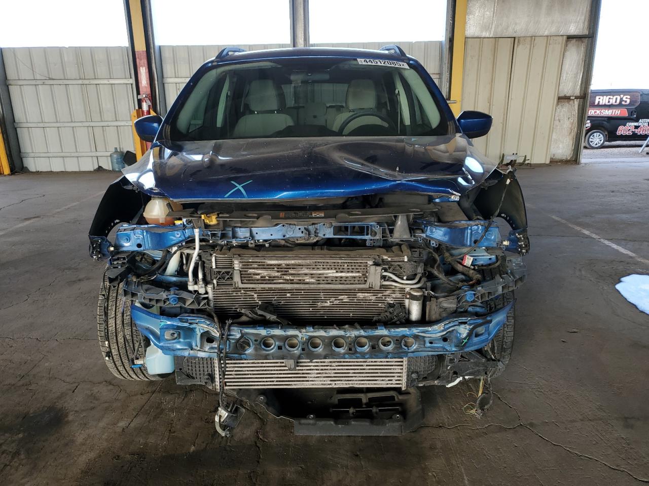 2017 Ford Escape VIN 1FMCU0G94HUE74460 Copart auction photo, front end damage thumbnail 5