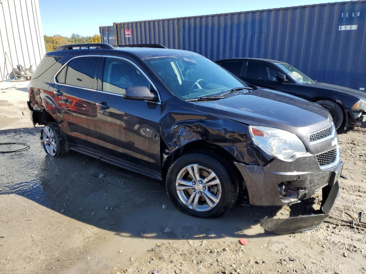 2014 Chevrolet Equinox VIN 1GNALBEK4EZ113154 Copart auction photo, front end / rear end damage thumbnail 4