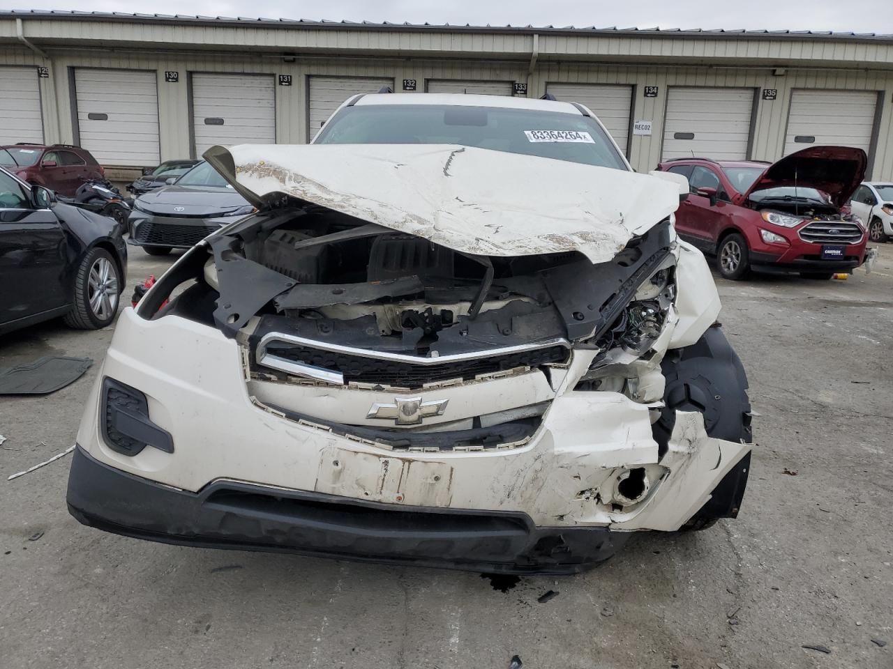 2013 Chevrolet Equinox VIN 2GNALDEK5D1179201 Copart auction photo, front end / side damage thumbnail 5