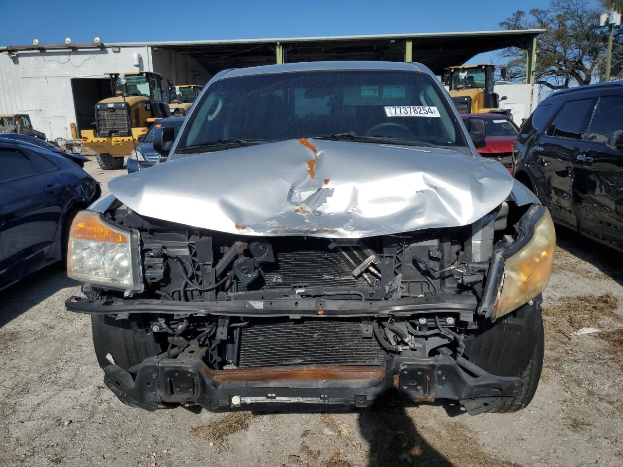 2011 Nissan Titan VIN 1N6AA0EK9BN324725 Copart auction photo, front end damage thumbnail 5