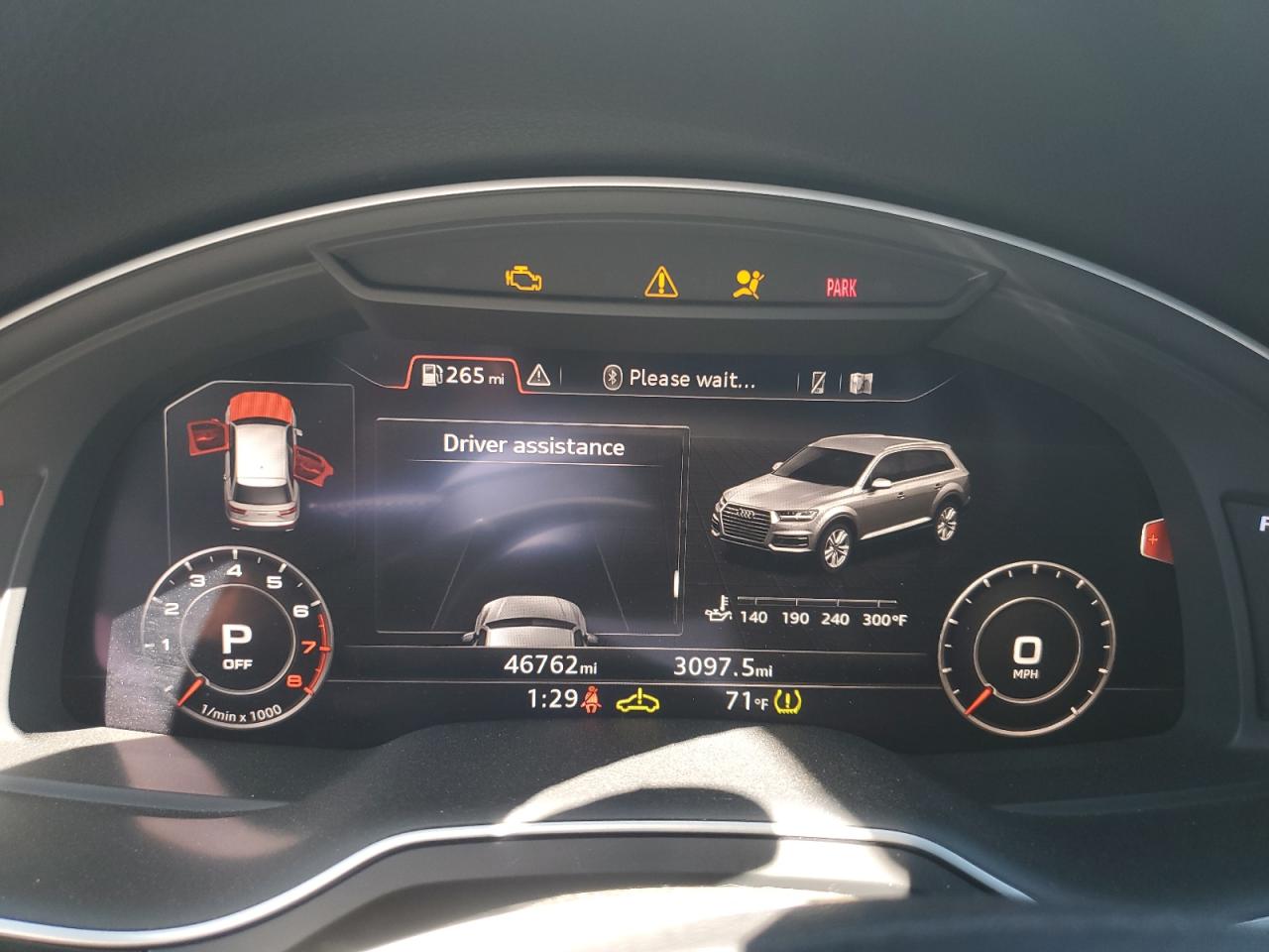 2018 Audi Q7 VIN WA1VAAF76JD022456 Copart auction photo, side damage thumbnail 9