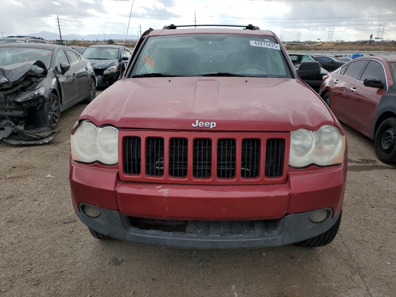 2010 Jeep Grand Cherokee VIN 1J4PS4GK9AC142462 Copart auction photo, side / frame damage damage thumbnail 5