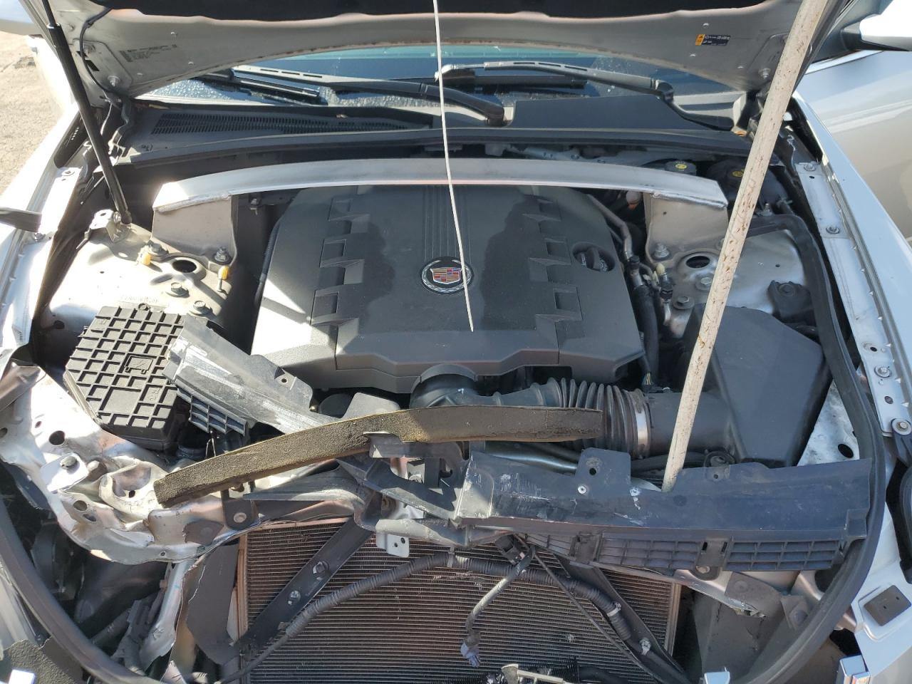 2013 Cadillac CTS VIN 1G6DE8E51D0101658 Copart auction photo, front end damage thumbnail 13