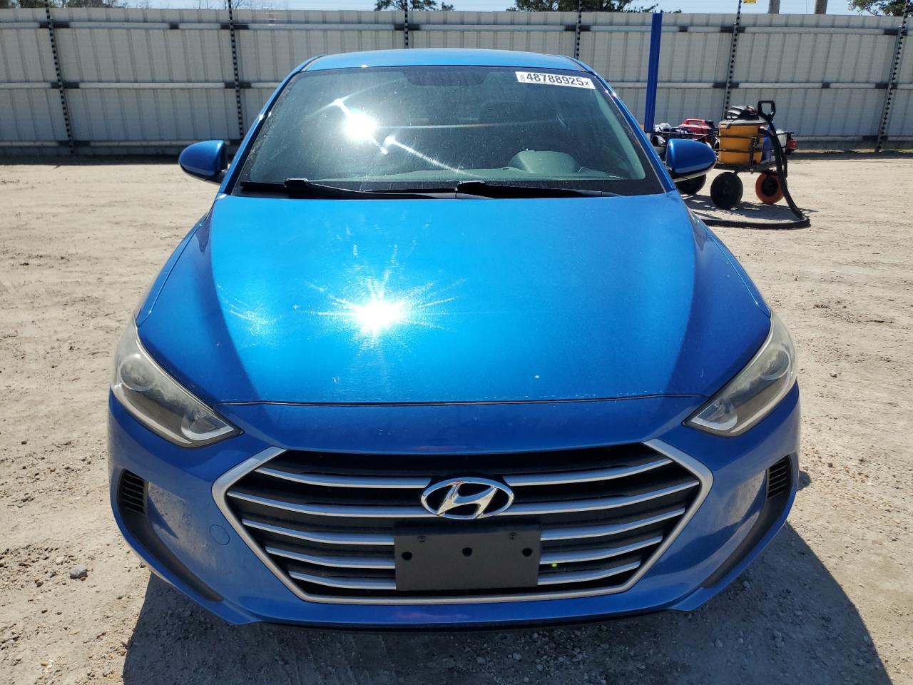 2017 Hyundai Elantra VIN KMHD74LF3HU371108 Copart auction photo, rear end damage thumbnail 5