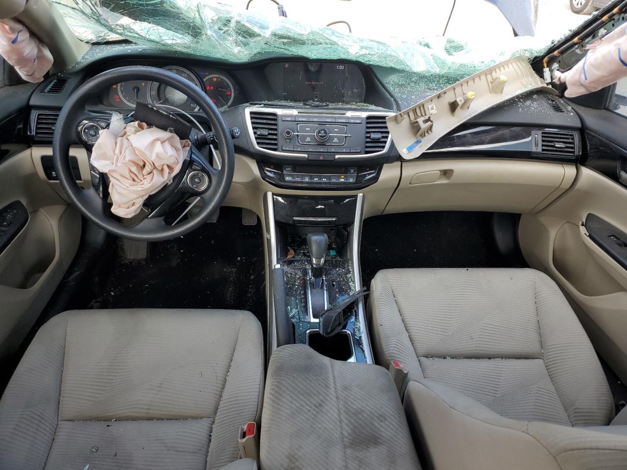 2017 Honda Accord VIN 1HGCR2F32HA230923 Copart auction photo, all over damage thumbnail 8