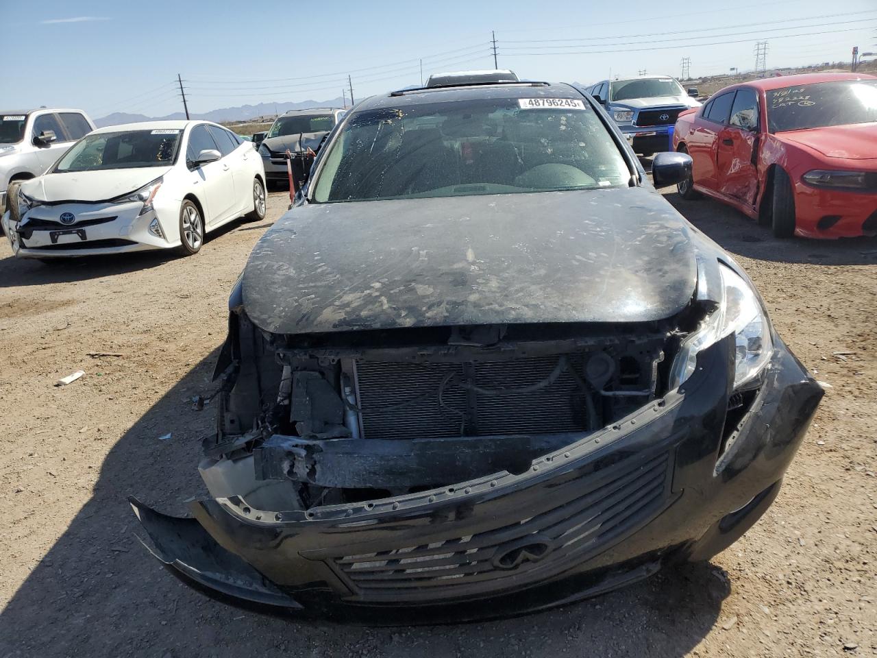 2011 Infiniti G VIN JN1CV6ARXBM403965 Copart auction photo, all over damage thumbnail 5