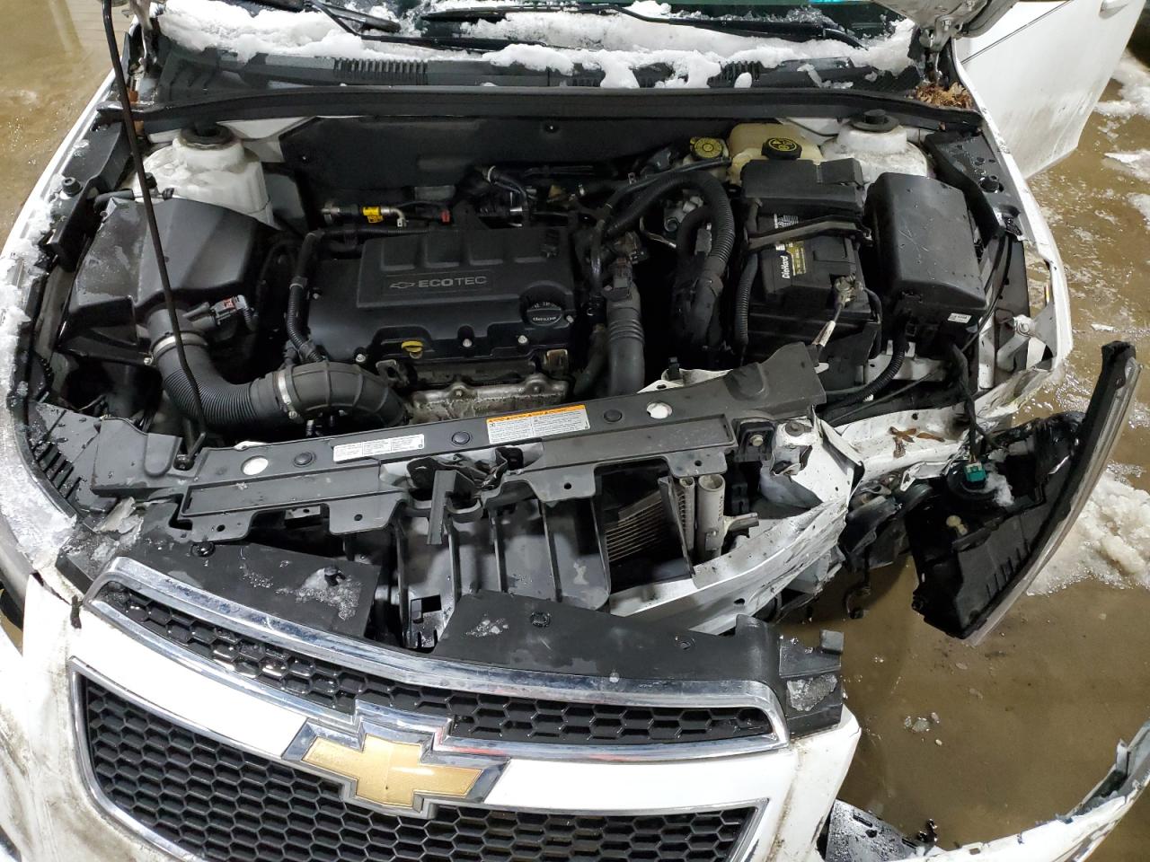 2014 Chevrolet Cruze VIN 1G1PC5SB1E7258407 Copart auction photo, side / front end damage thumbnail 11