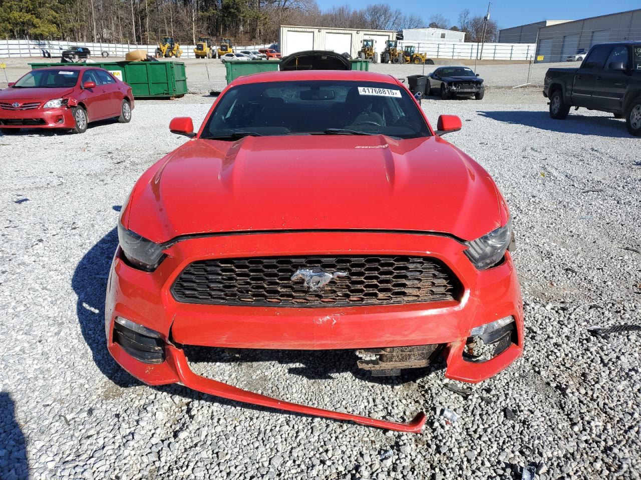 2016 Ford Mustang VIN 1FA6P8AM1G5316452 Copart auction photo, front end / rear end damage thumbnail 5