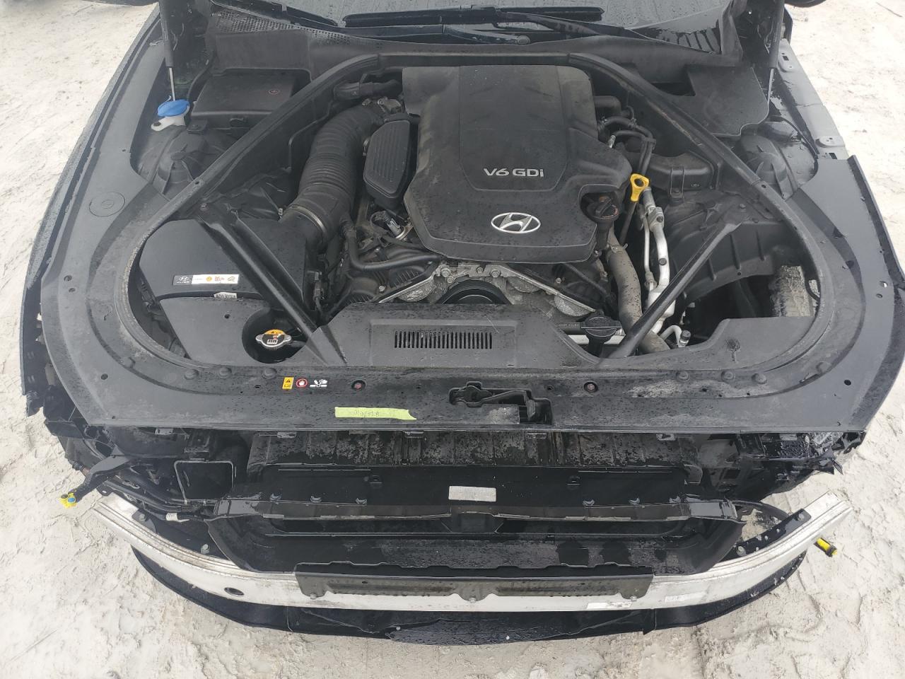 2016 Hyundai Genesis VIN KMHGN4JE8GU128910 Copart auction photo, front end damage thumbnail 11