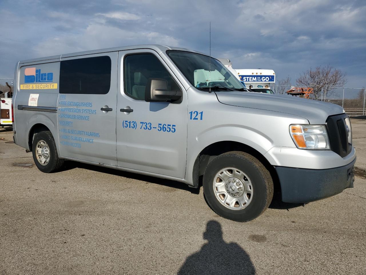2012 Nissan NV VIN 1N6AF0KY6CN114580 Copart auction photo, rear end damage thumbnail 4
