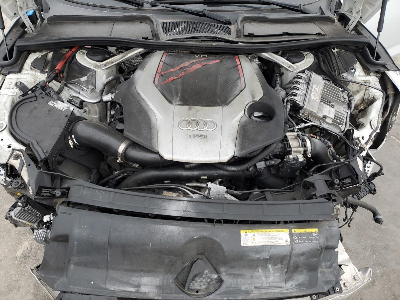 2018 Audi RS5 VIN WAUB4CF50JA054120 Copart auction photo, front end / side damage thumbnail 11