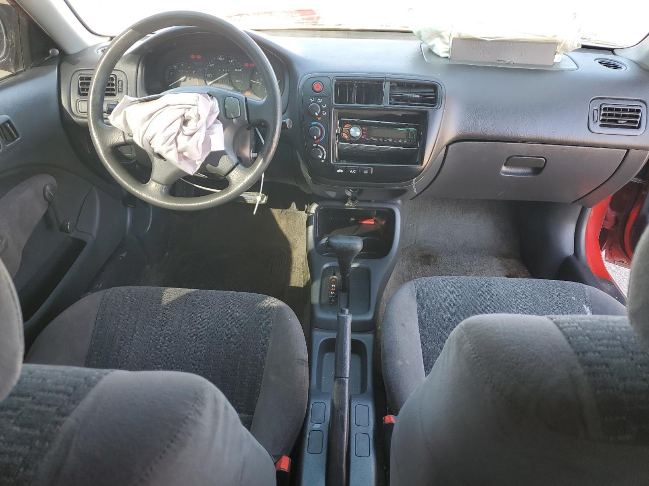 1999 Honda Civic VIN 2HGEJ6440XH102070 Copart auction photo, front end / undercarriage damage thumbnail 8