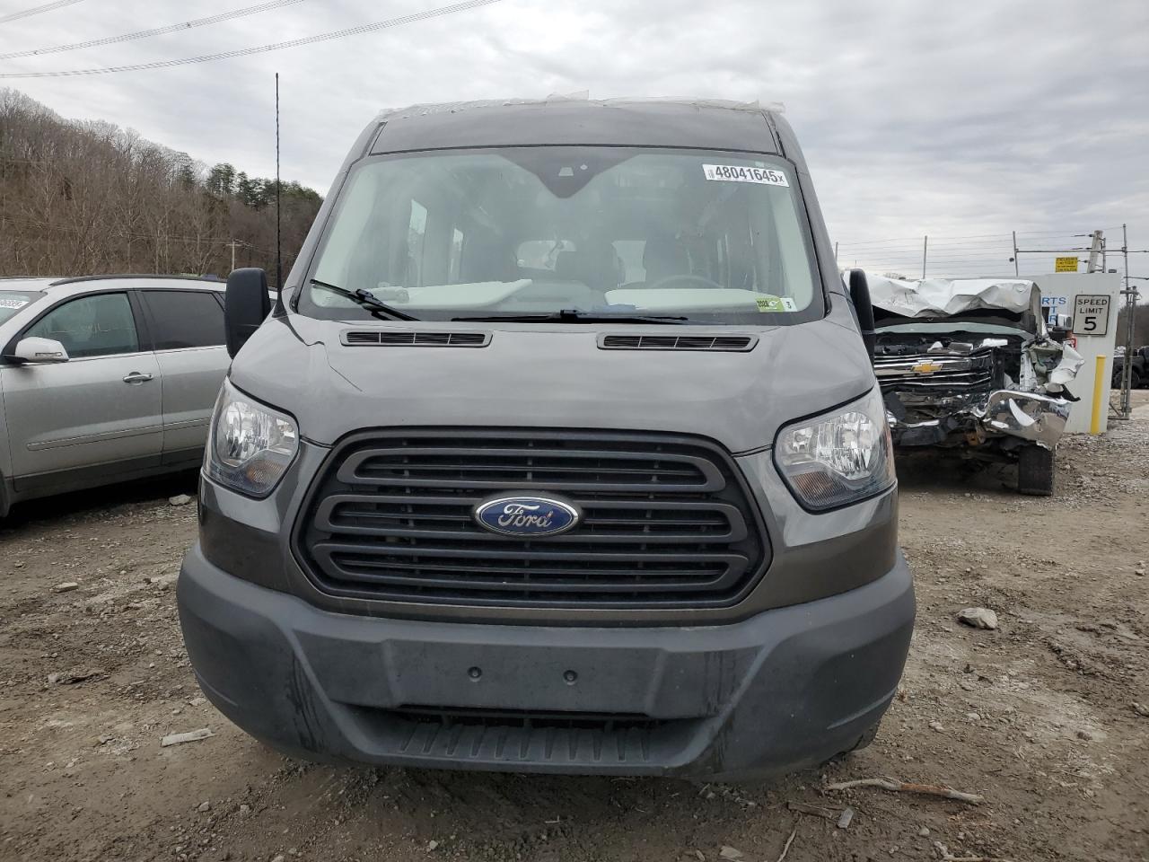 2019 Ford Transit VIN 1FBAX2CM5KKB18955 Copart auction photo, partial repair damage thumbnail 5
