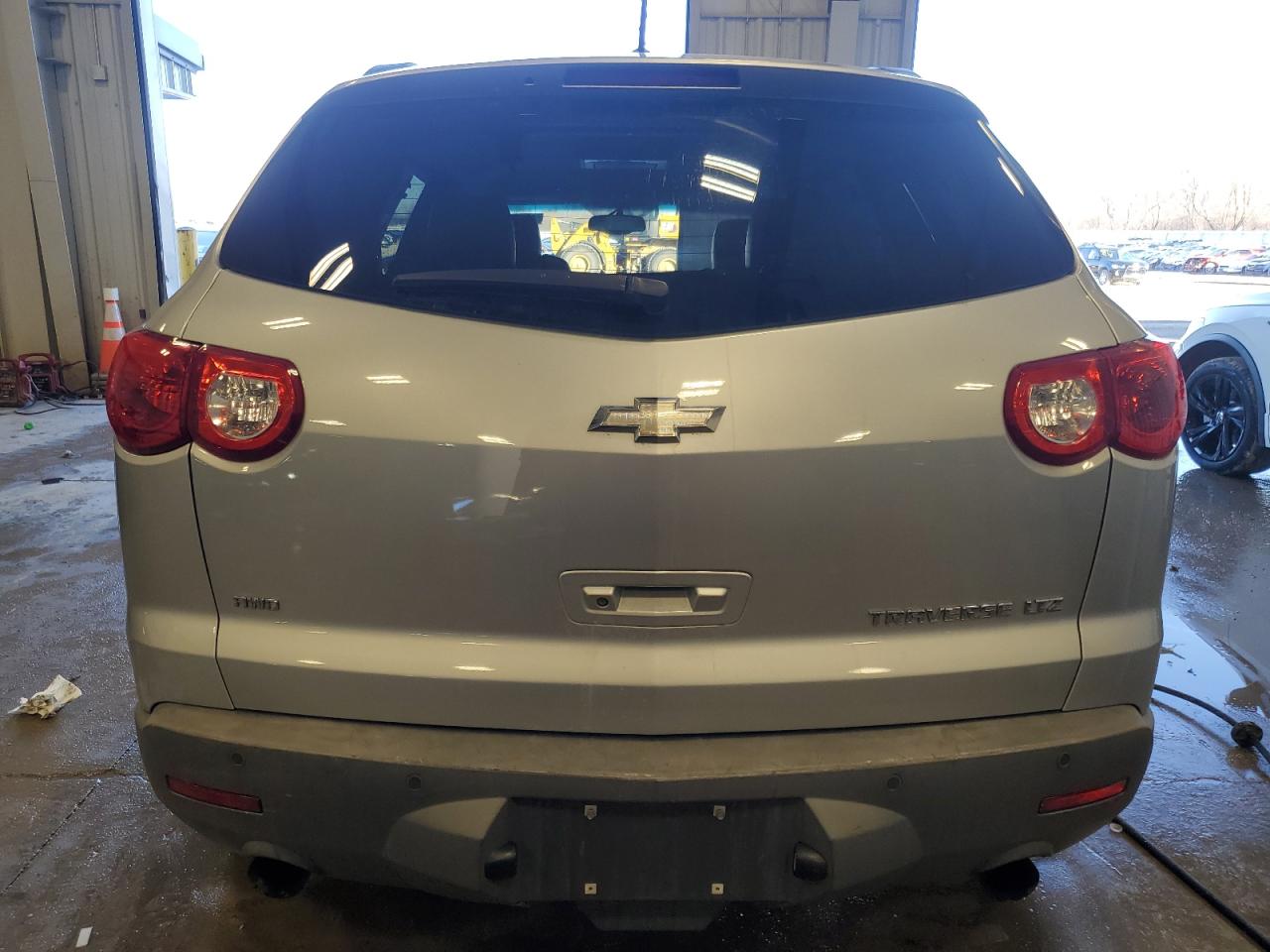 2011 Chevrolet Traverse VIN 1GNKVLED5BJ110148 Copart auction photo, undercarriage / front end damage thumbnail 6